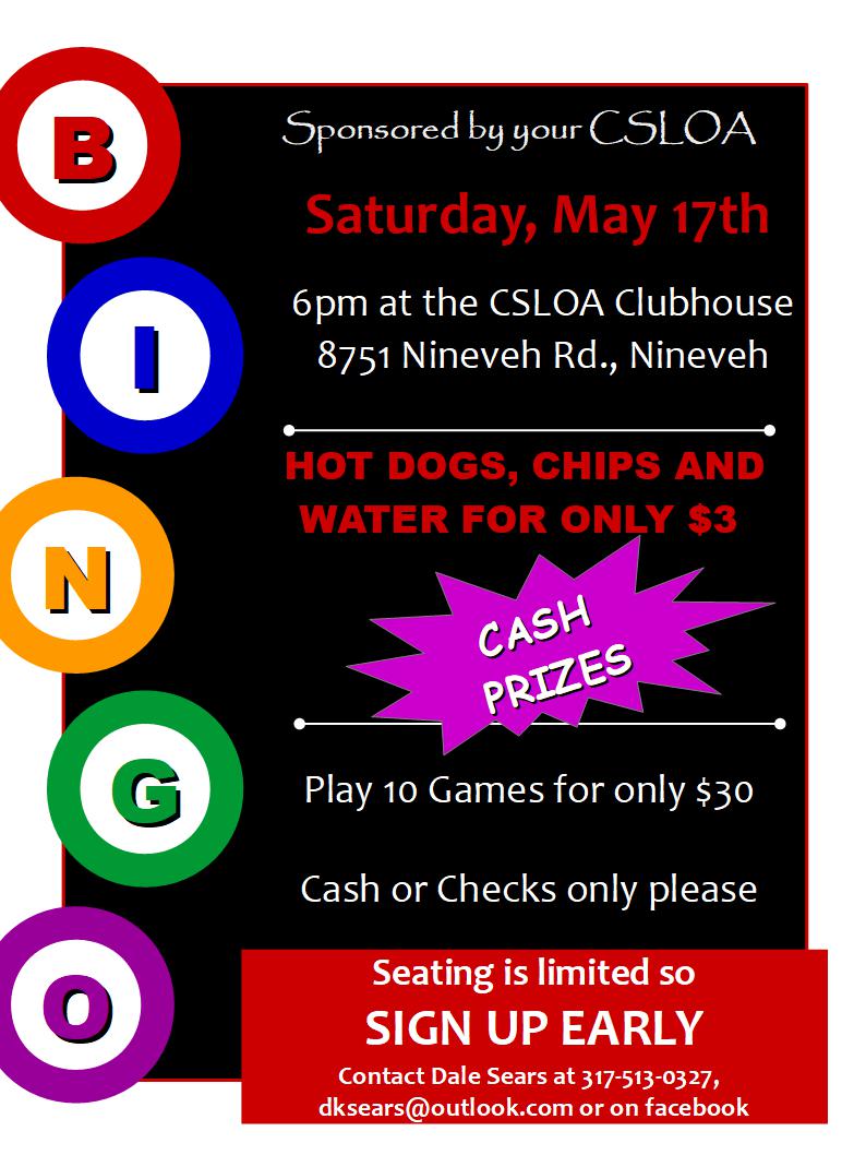 Bingo May reminder