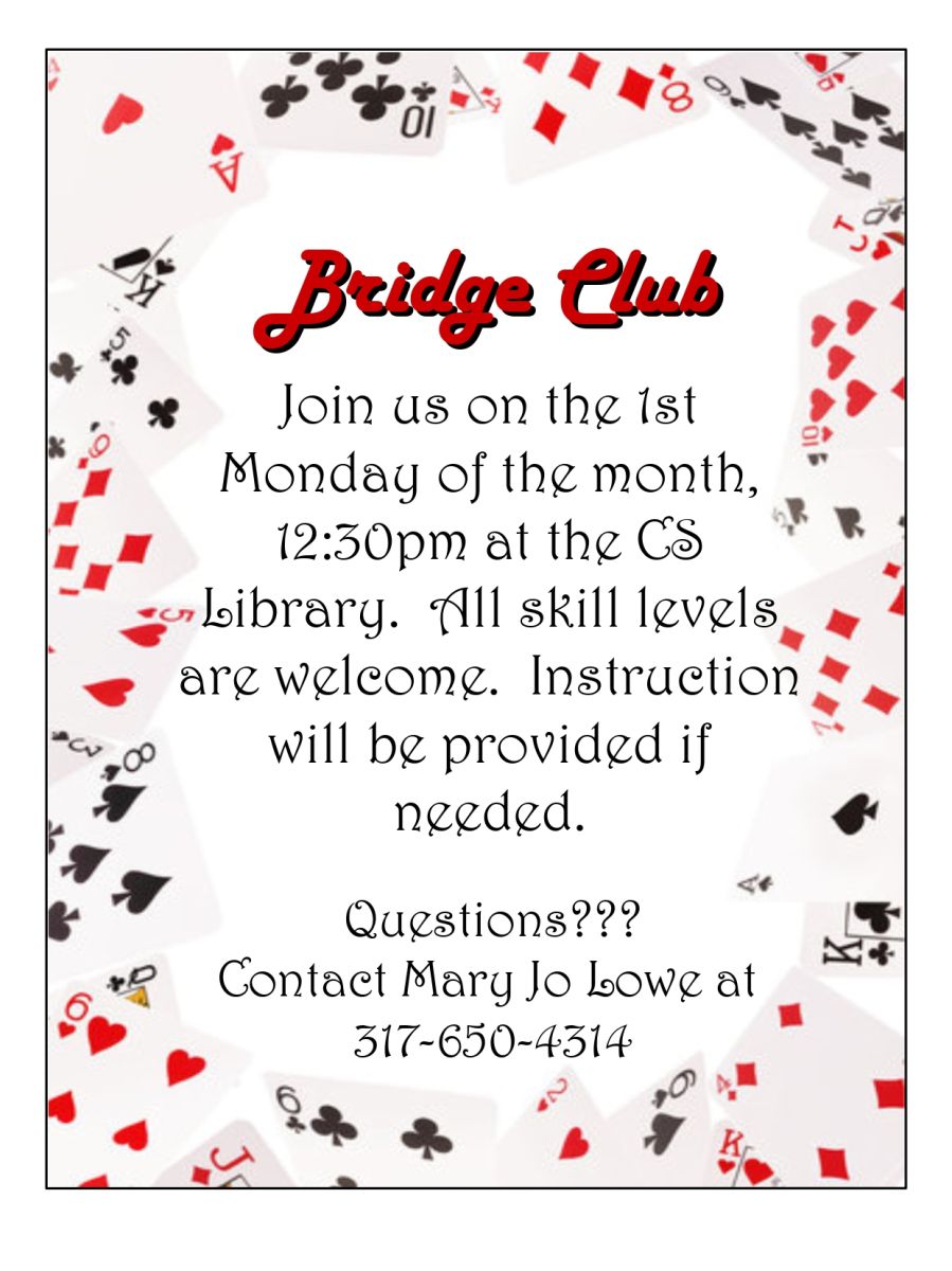 Bridge Club Flyer