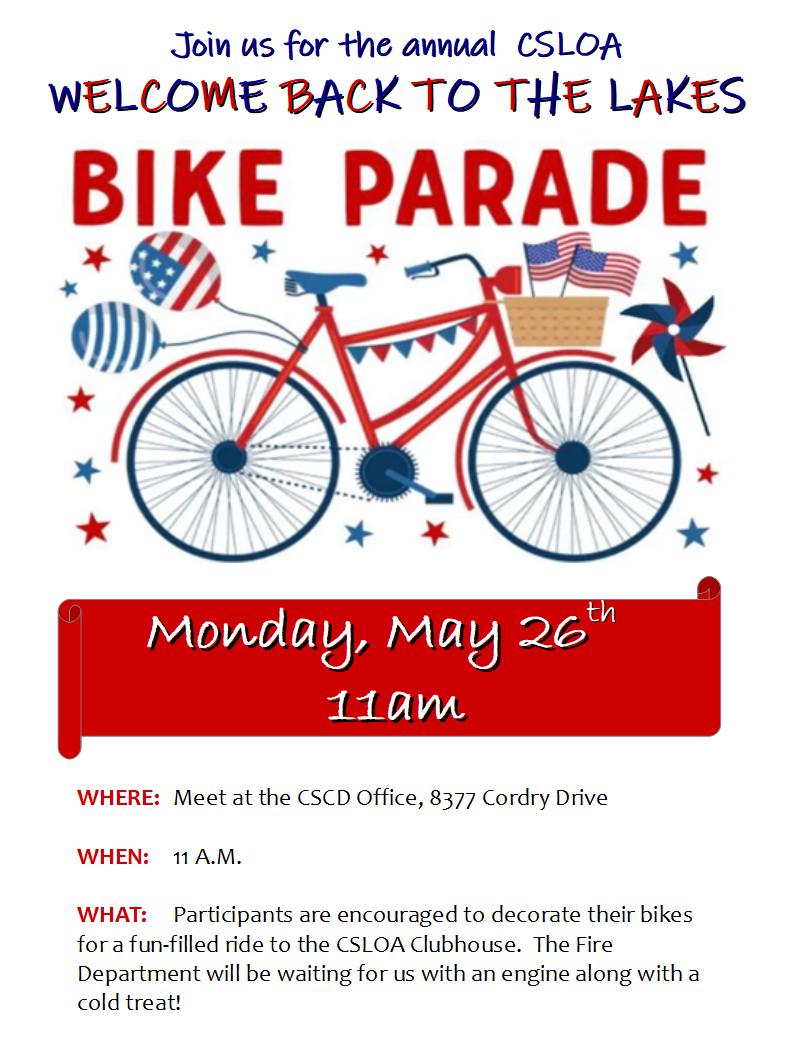 bike parade flyer