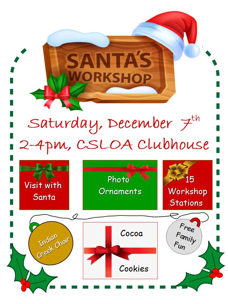 Santa's Workshop Flyer