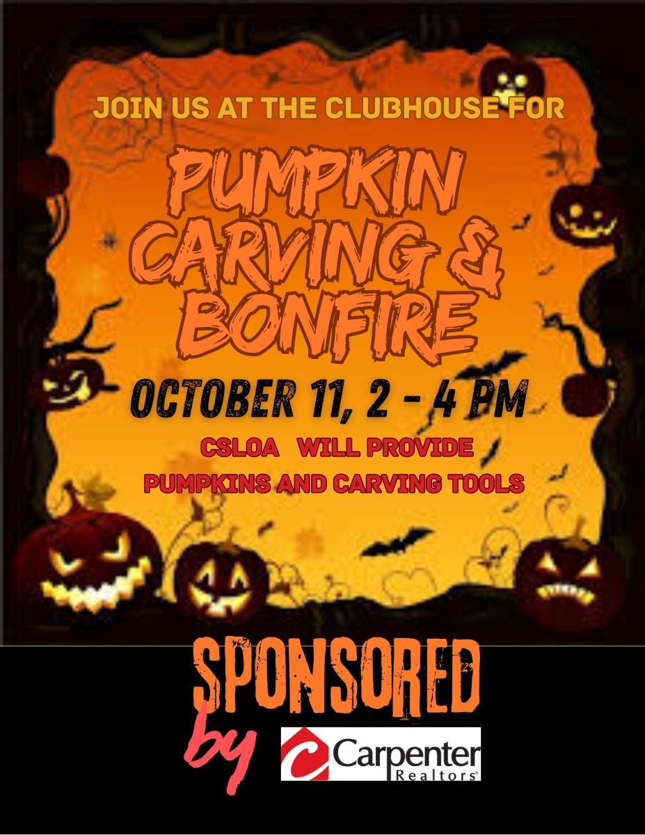 pumpkin carving flyer